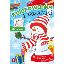 Wydawnictwo Skrzat Kolorowanka z tatuażami pierwsza gwiazdka