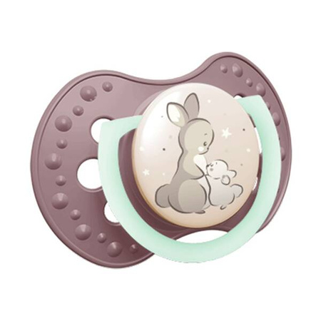 Lovi Smoczek uspokajający dynamiczny 0-3m Night&Day Girl 2 szt.