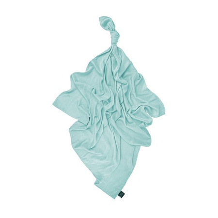 BOCIOLAND Pieluszka bambusowa 30x30 cm chmurki aqua