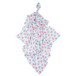 BOCIOLAND Pieluszka bambusowa 75x75 cm sowy