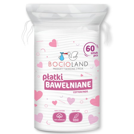 BOCIOLAND PŁATKI BAWEŁNIANE 60SZT BL158