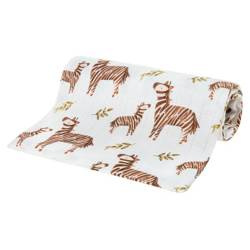 BOCIOLAND Pieluszka bambusowa 30x30 cm zebra