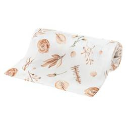 BOCIOLAND Pieluszka bambusowa 30x30 cm kwiaty boho