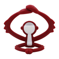 Mombella Gryzak silikonowy zabawka Małpka chimney red
