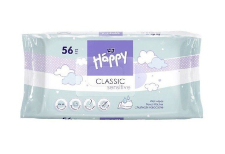 Bella Baby Happy Chusteczki nawilżające Classic Sensitive 56 szt.