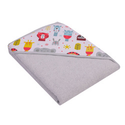 DuetBaby Okrycie kąpielowe z kapturkiem 80x80 cm