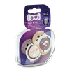 Lovi Smoczek uspokajający dynamiczny 0-3m Night&Day Girl 2 szt.