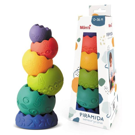 Mom's Care Hencz Toy's Piramida Sensoryczna 