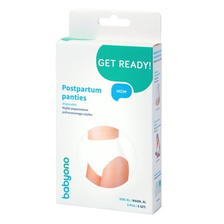 Babyono Majtki poporodowe jednorazowe 5 szt. rozmiar XL