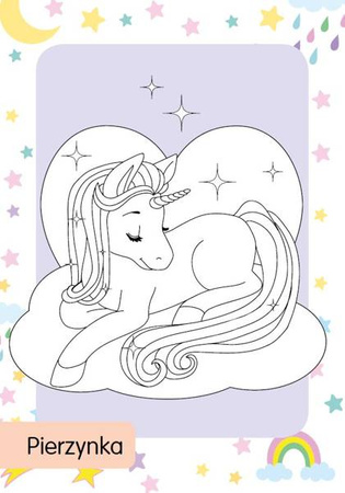 Wydawnictwo Skrzat Kolorowanka z tatuażami magiczne jednorożce