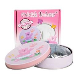 Odcisk Bobasa Pudełko na odcisk rączki lub stopy różowy