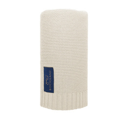 Bocioland Koc tkany bambusowy PARIS ecru 100x80 cm