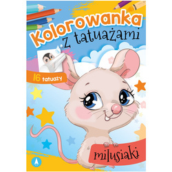 Wydawnictwo Skrzat Kolorowanka z tatuażami milusiaki