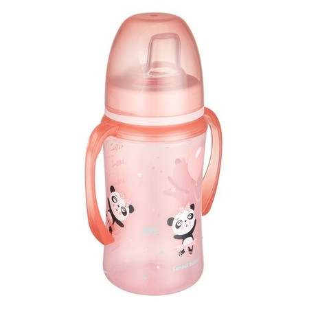 Canpol Kubek treningowy 240ml Exotic Animals różowy