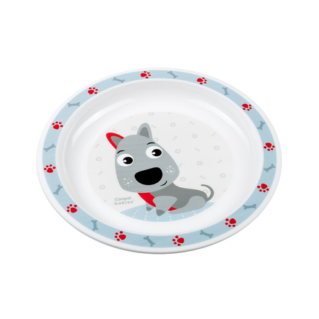 Canpol Talerz plastikowy CUTE ANIMALS pies