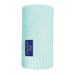 Bocioland Koc tkany bambusowy PARIS mięta 100x80 cm