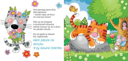 Wydawnictwo Skrzat Książeczka dla dzieci Panna Kicia szuka męża Wiesław Drabik