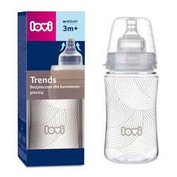 Lovi Butelka Trends 250 ml Harmony smoczek wolny 3m+