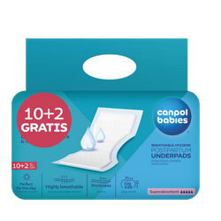 Canpol babies podkłady poporodowe oddychające 10+2 szt. GRATIS