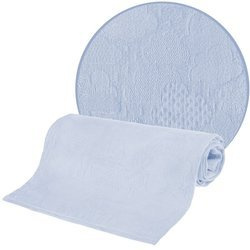 BOCIOLAND Pieluszka bambusowa 30x30 cm chmurki niebieskie