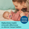 Canpol Smoczek uspokajający silikonowy symetryczny 6-18m Neon Love