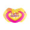 Canpol Smoczek uspokajający silikonowy symetryczny 0-6m Neon Love