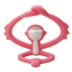 Mombella Gryzak silikonowy zabawka Małpka różowa