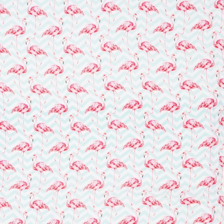 BOCIOLAND Pieluszka bambusowa 30x30 cm flamingi