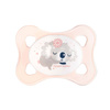 Canpol Smoczek uspokajający silikonowy symetryczny 0-2m MINI Sleepy Koala