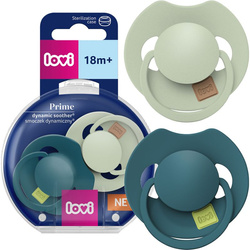 Smoczek silikonowy dynamiczny LOVI Prime 18m+ 2 szt.