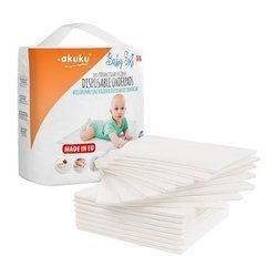 Akuku Podkłady jednorazowe 40x60 Baby Soft 15 szt.