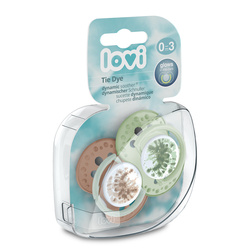 Lovi Smoczek uspokajający dynamiczny 0-3m 2 szt. Tie Dye
