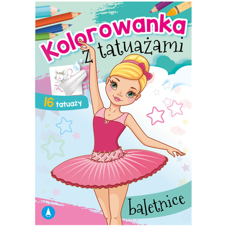 Wydawnictwo Skrzat Kolorowanka z tatuażami baletnice