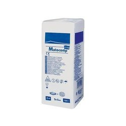 Matocomp Kompresy z gazy niejałowe 13N 8W 5X5 100 szt.