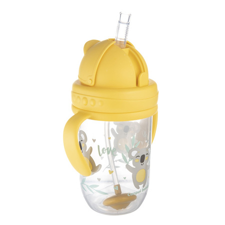 Canpol Kubek niekapek z rurką i odważnikiem 270ml EXOTIC ANIMALS