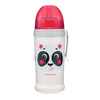 Canpol Bidon niekapek z rurką silikonową 350ml HELLO LITTLE beżowy