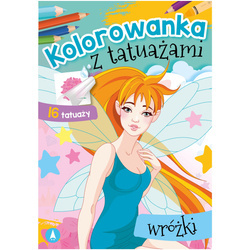 Wydawnictwo Skrzat Kolorowanka z tatuażami wróżki