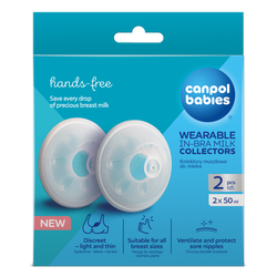 Canpol Kolektory mleka – muszle laktacyjne, 2 szt.