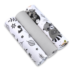 123Baby Pieluszki muślinowe 60x75 cm 3 szt.