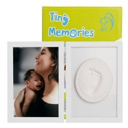 Tiny Memories Podwójna ramka z glinką biała