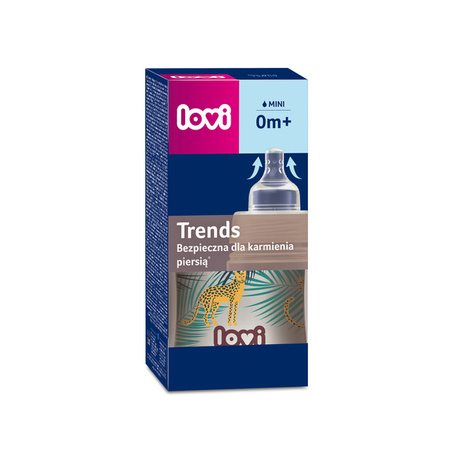 Lovi Butelka Trends 120 ml Jungle Vibes smoczek mini 0m+