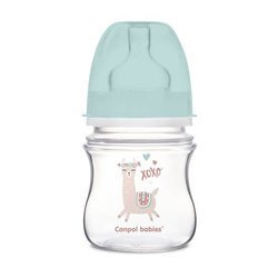Canpol Butelka szeroka antykolkowa 120 ml PP EasyStart EXOTIC ANIMALS lama