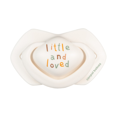Canpol babies Smoczek silikonowy Light touch 0-6m symetryczny GOOSE 2 szt.