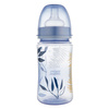 Canpol babies Butelka szeroka antykolkowa 240ml GOLD niebieska