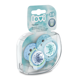 Lovi Smoczek uspokajający dynamiczny 3-6m 2 szt. Tie Dye