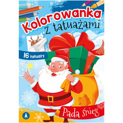 Wydawnictwo Skrzat Kolorowanka z tatuażami pada śnieg