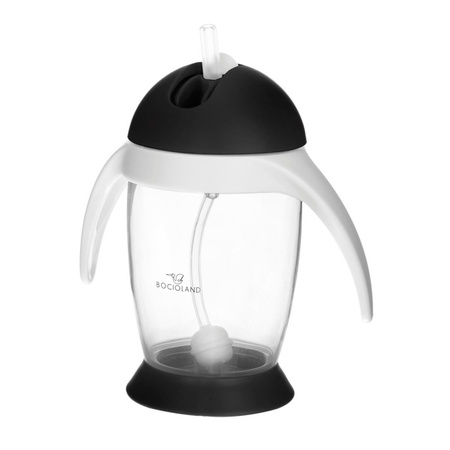 Bocioland Kubek z odważnikiem Pingwin 300 ml czarny 