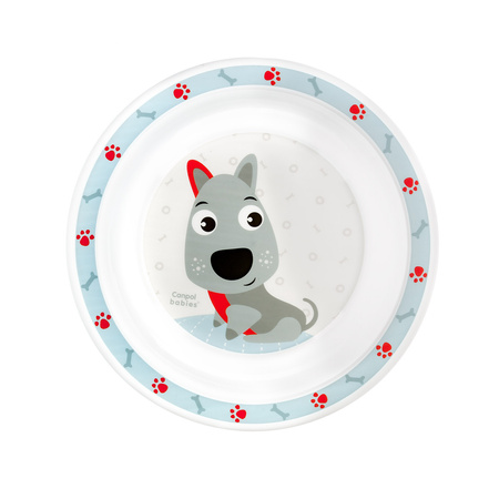 Canpol Talerz plastikowy CUTE ANIMALS pies