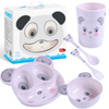 Bocioland Zestaw naczyń 5 elementów panda