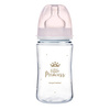 Canpol Butelka szeroka antykolkowa 240ml Royal Baby różowa